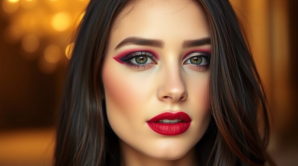 Red Wine Makeup